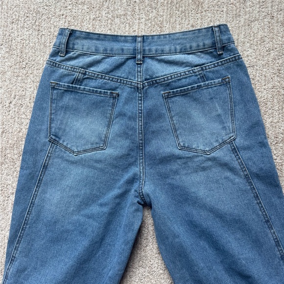 Commense Light Blue High-Rise Wide Leg Jeans - Picture 4 of 9